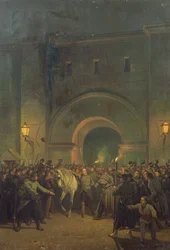 Liberation of Political Prisoners from the Mazas Prison